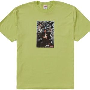 Supreme Lady Pink Tee Neon Green Xl